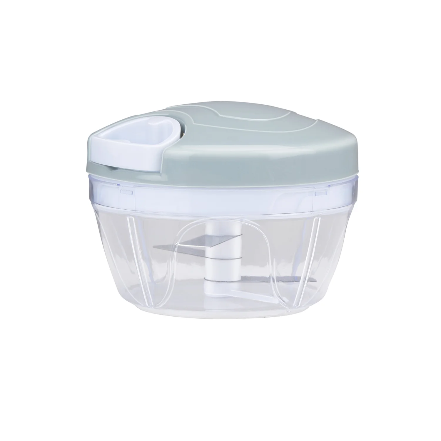 ALPINA - Tritatutto Manuale a Corda Multiuso con Lame in Acciaio - h9,5 cm diametro 12,5 cm